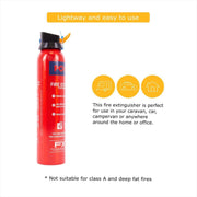 0.6kg BC Dry Power Fire Extinguisher & Blanket Caravan Boat Home - Fireblitz - Van Life Living