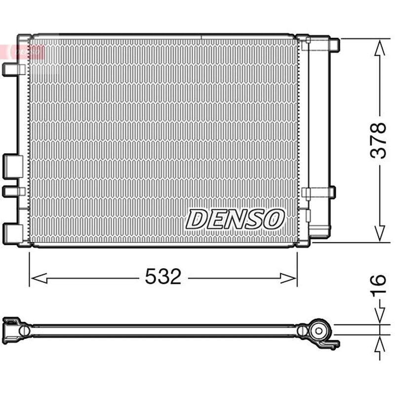 Denso Air Conditioning Condenser DCN41006