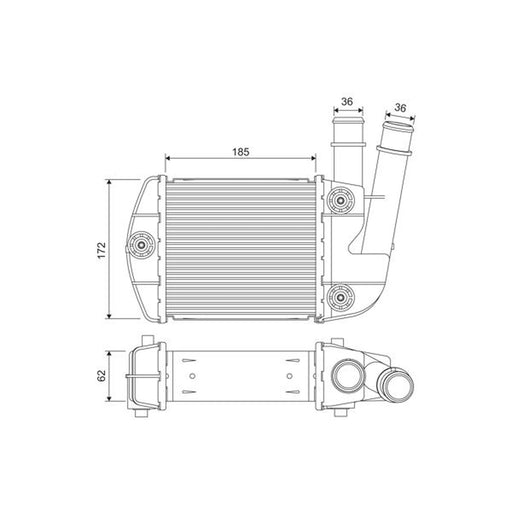 Valeo Intercooler (Charge Air Cooler) 818310