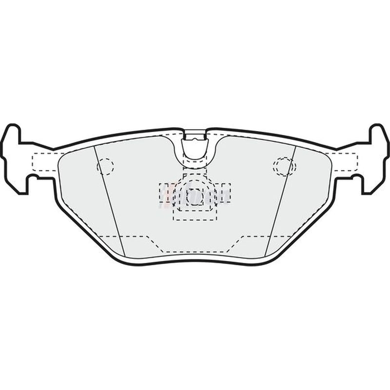 Fahren Rear Brake Pad Set fits BMW 3 1997-2007