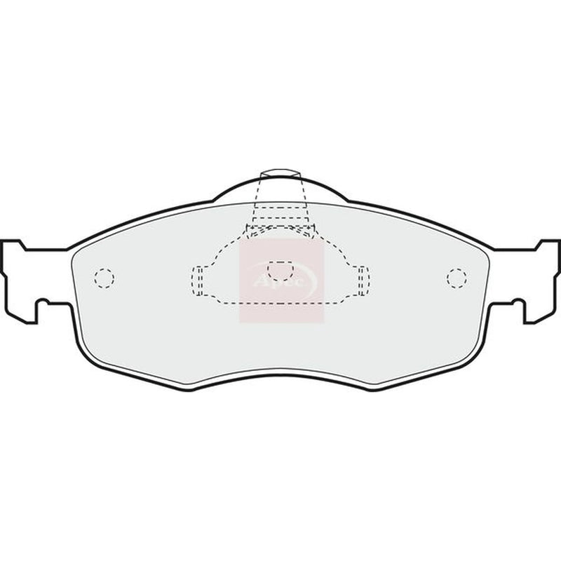 Apec Front Brake Pad Set PAD801