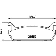 DON Rear Brake Pad Set PCP1857