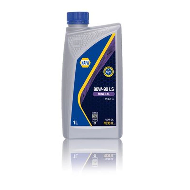 NAPA Axle Gear Oil 1L Mineral Oil 80W-90 N3361L