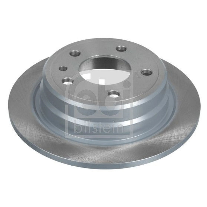 Febi 2 x Solid Rear Brake Discs 04092-x2