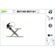 Valeo Electric Window Regulator Lifter Right Front 861141