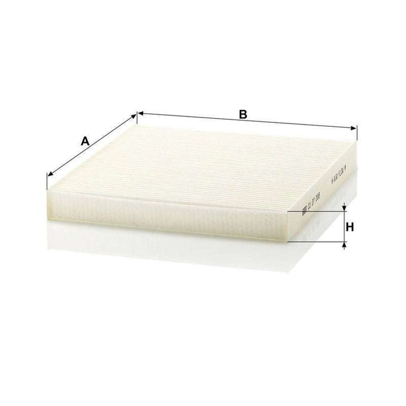 MANN-FILTER Cabin Air Filter (Pollen Filter) behind the CU 27 008