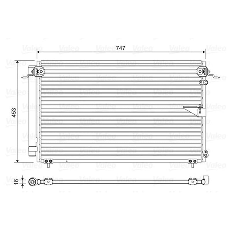 Valeo Air Conditioning Condenser 814112