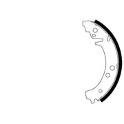 Mintex Brake Shoe Set Axle Kit MFR95