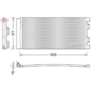 Denso Air Conditioning Condenser DCN14002