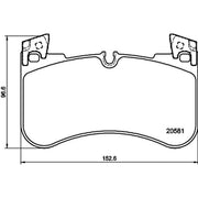 Mintex Front Brake Pad Set MDB4102