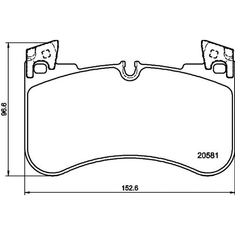 Mintex Front Brake Pad Set MDB4102