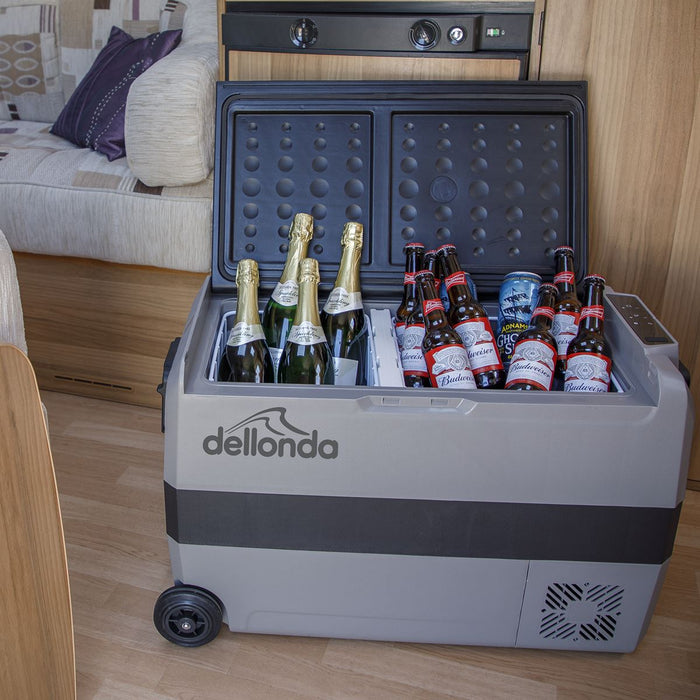 Dellonda Portable Fridge Freezer/Cool Box with LED Display 50L DL14 - Dellonda - Van Life Living