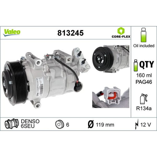 Valeo Air Conditioning Compressor 813245