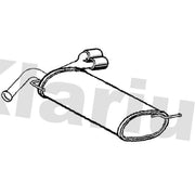 Klarius Box With Tail Pipe Rear KA114X
