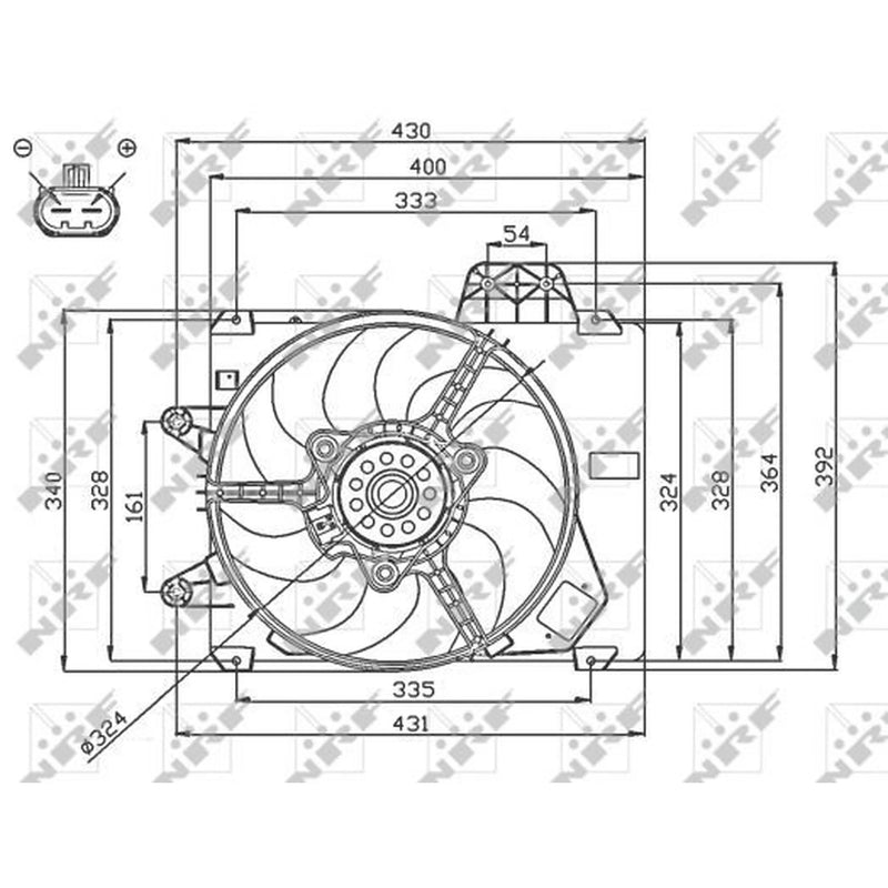 NRF Engine Cooling Fan 47750