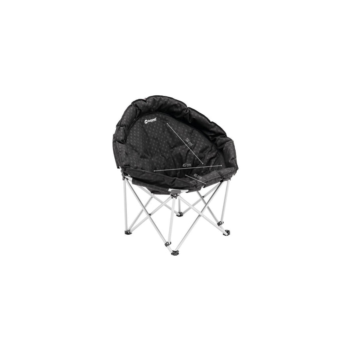 Outwell Casilda Camping Moon Chair Camping Moon Black Folding - Outwell - Van Life Living