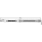 Juratek Brake Hydraulic Hose Line Right JBH1016