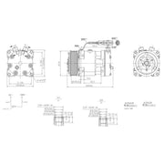 Hella Air Conditioning Compressor 8FK 366 200-001