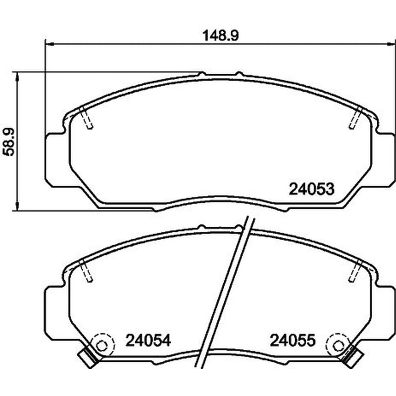 DON Front Brake Pad Set PCP1951
