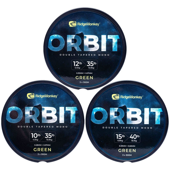 RidgeMonkey Orbit Double Tapered Mono 10/35lb Green - RidgeMonkey - Van Life Living