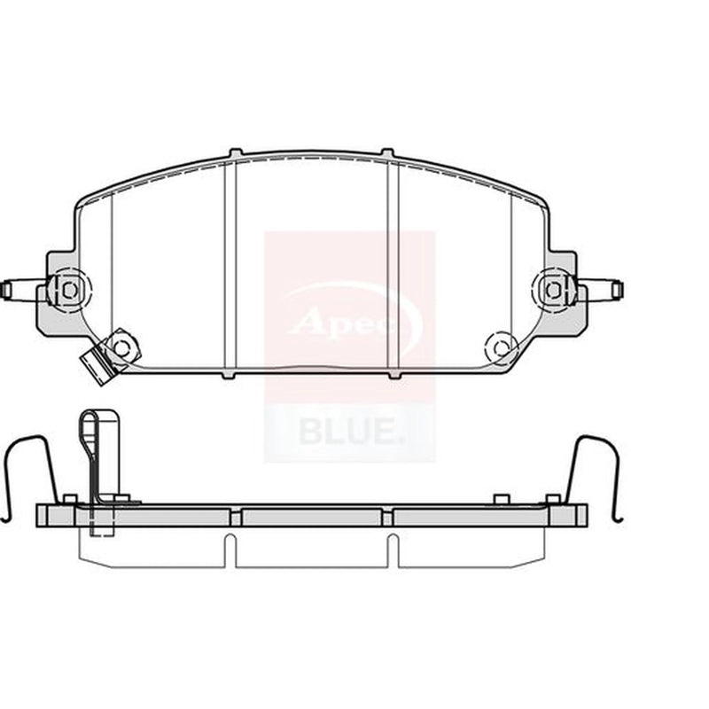 Apec Front Brake Pad Set PD4029