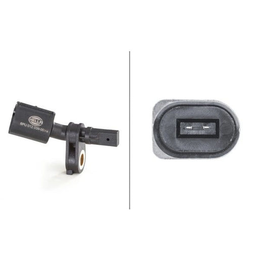 Hella ABS Wheel Speed Sensor Front Right 6PU 012 039-001