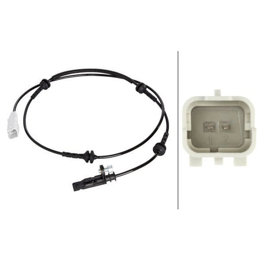 Hella ABS Wheel Speed Sensor Front 6PU 010 039-801