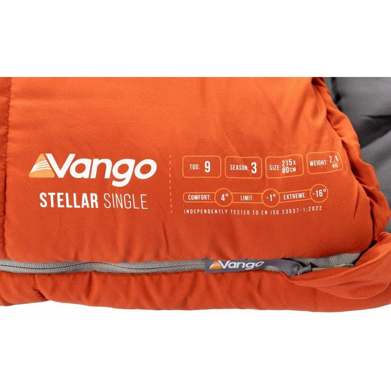 Vango Stellar Single Sleeping Bag Harissa - Vango - Van Life Living