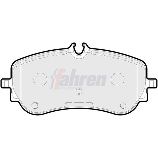 Fahren Rear Brake Pad Set