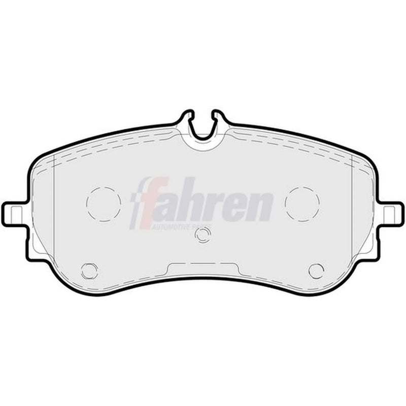 Fahren Rear Brake Pad Set fits Man Tge 2017-2024 2.0