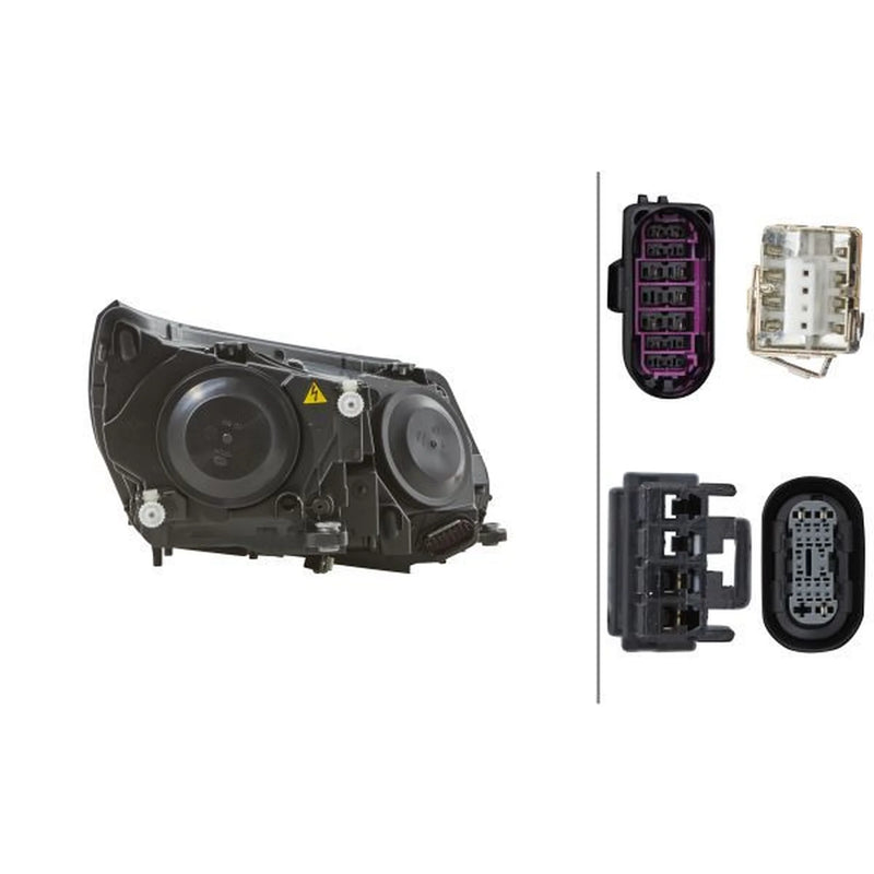 Hella Headlight Headlamp LED Left 1ZT 010 748-091