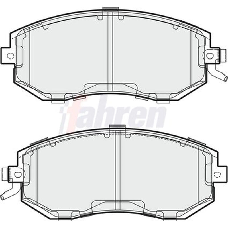 Fahren Front Brake Pad Set FBP3571