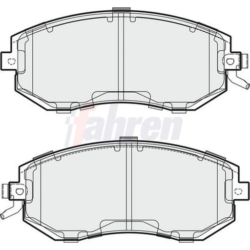 Fahren Front Brake Pad Set FBP3571