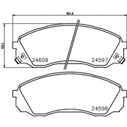DON Front Brake Pad Set PCP1341
