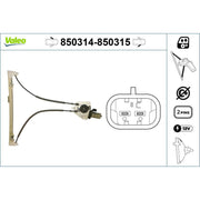 Valeo Electric Window Regulator Lifter Right Front 850315