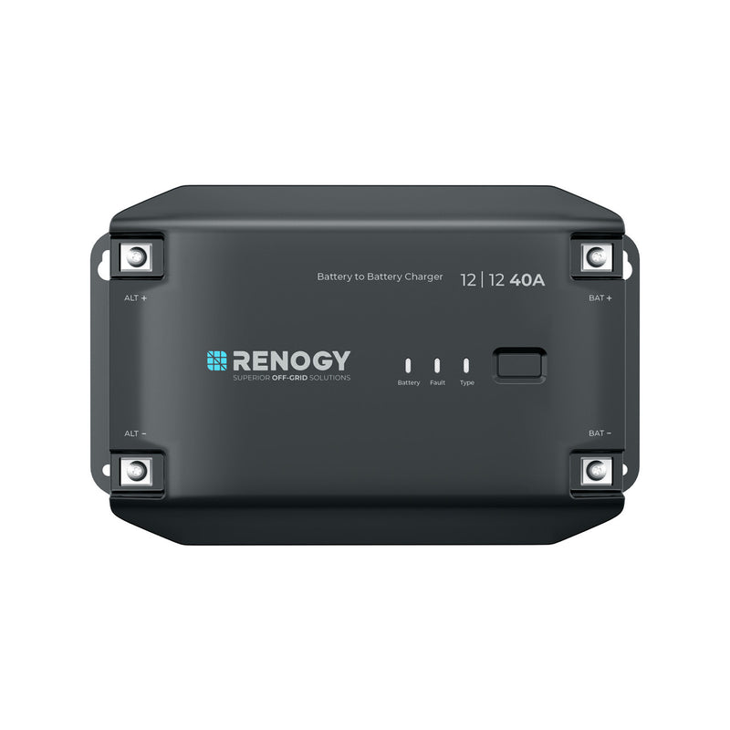 Renogy 12V 40A DC to DC Battery Charger - Dyna-mo Solar - Van Life Living