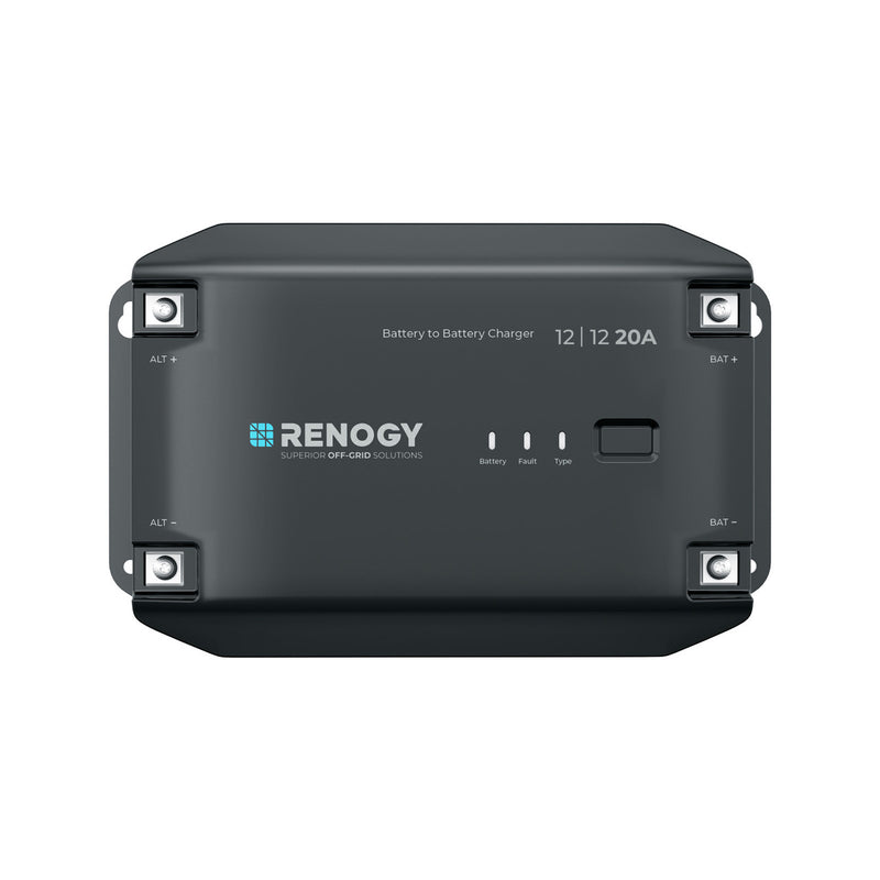 Renogy 12V 20A DC to DC Battery Charger - Dyna-mo Solar - Van Life Living