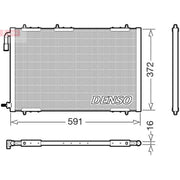 Denso Air Conditioning Condenser DCN21031