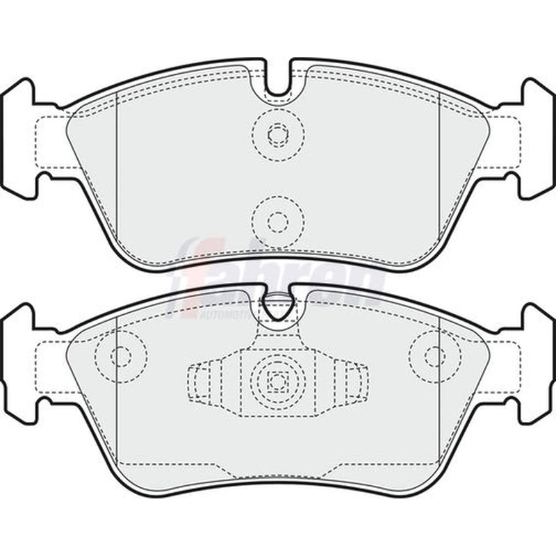 Fahren Front Brake Pad Set fits BMW 1 2004-2011
