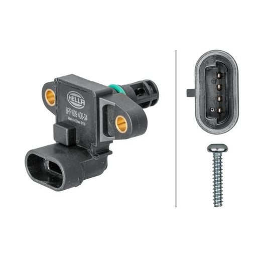 Hella MAP Sensor (Manifold Air Pressure) 6PP 009 400-341