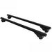 Roof Bars Rack Aluminium Black fits Volkswagen Touran 2015- For Raised Rails - Omtec - Van Life Living