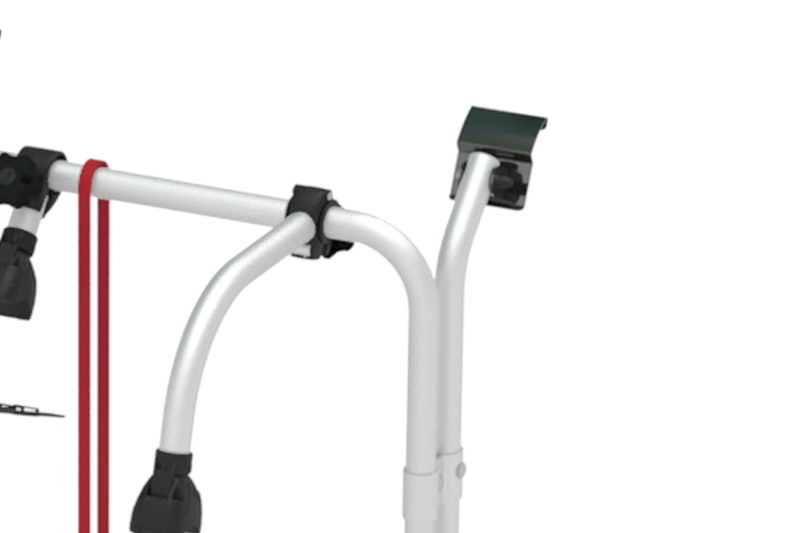 Fiamma Carry-Bike Ford Transit Bike Rack Tailgate in Silver (2000–2011) | 02093A60A