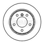 Borg & Beck 2 x Solid Rear Brake Discs BBD5076-x2