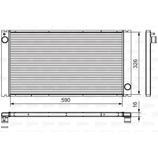 Valeo Engine Radiator 735481