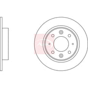 Apec 2 x Solid Rear Brake Discs DSK2085-x2