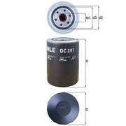 Mahle Engine Oil Filter OC 297