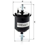 MANN-FILTER Fuel Filter Element WK 55/1