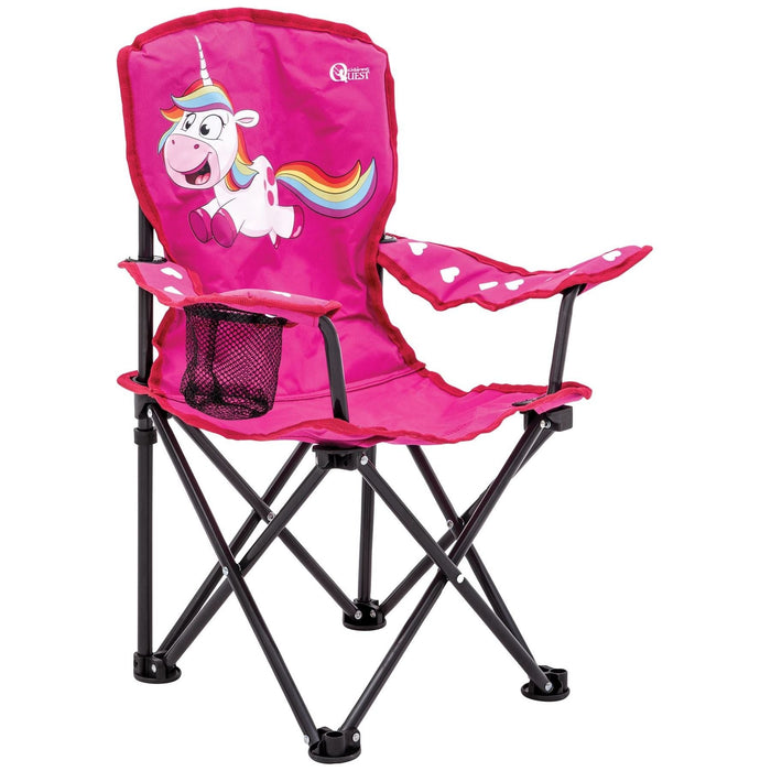 Childrens fun unicorn folding chair 5203U - Quest - Van Life Living