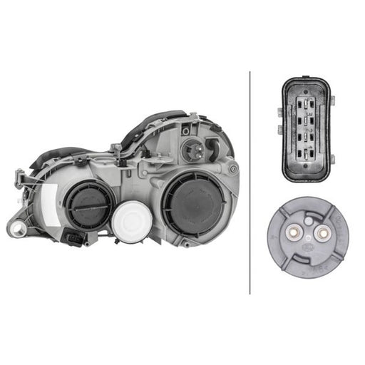Hella Headlight Headlamp H7/H7 Right 1D9 007 450-141
