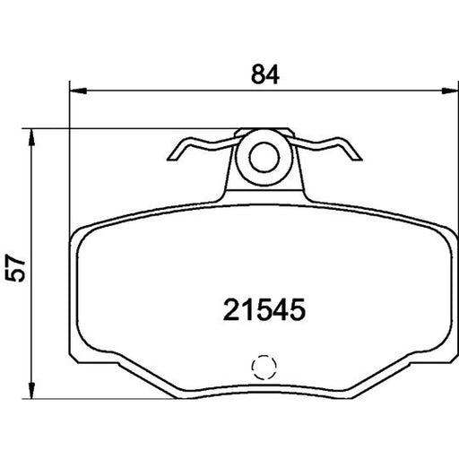 DON Rear Brake Pad Set PCP1119
